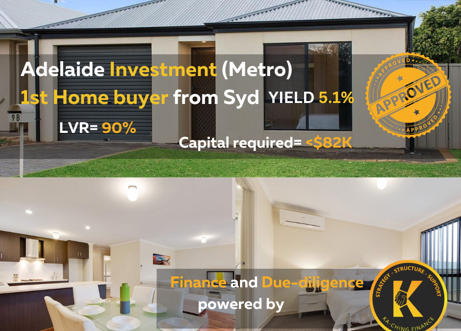 Rentvestor from Syd securing First home in Adelaide